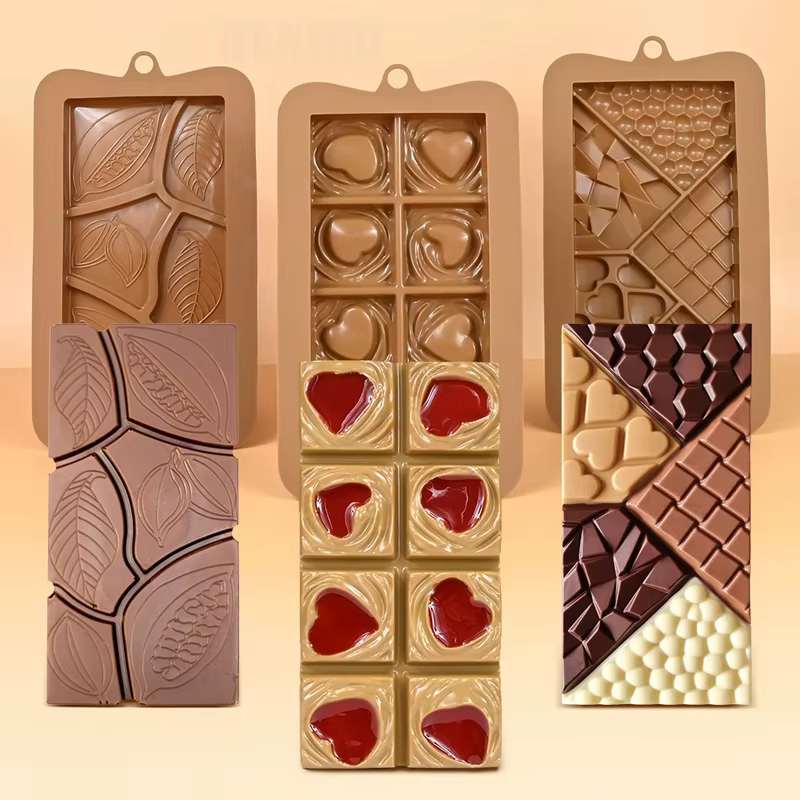 Moule à chocolat en Silicone, Bonbons faits maison, crème au beurre, confiserie, barre de bonbons, outils de décoration de gâteaux, fournitures de cuisson de cuisine