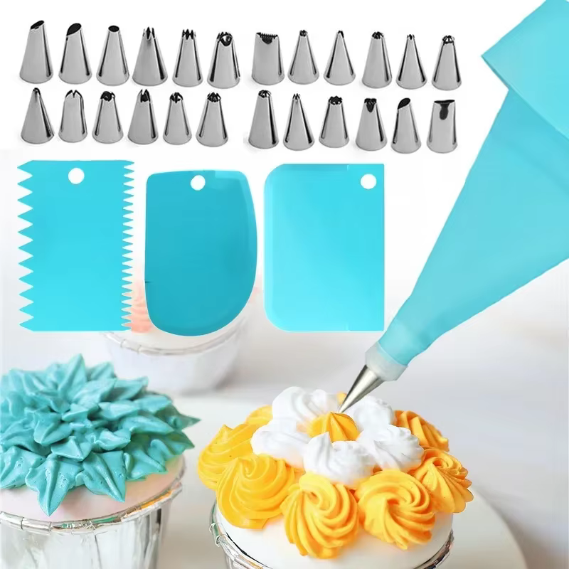Douilles à pâtisserie en Silicone bleu