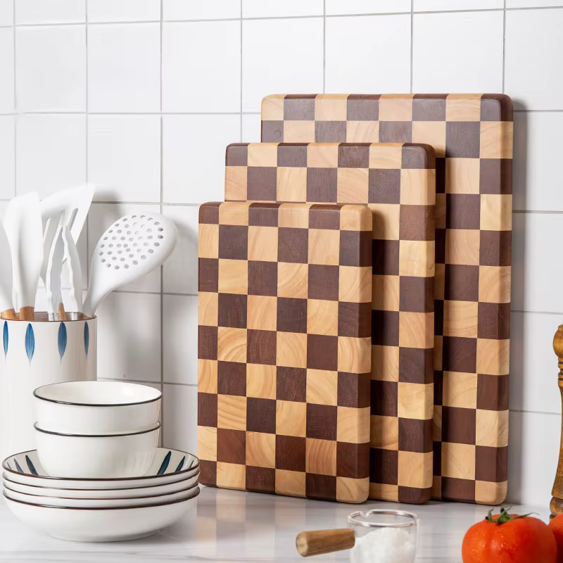 Planche à découper créative en forme de damier