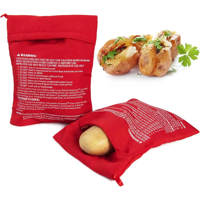Sac de cuisson réutilisable pour micro-ondes