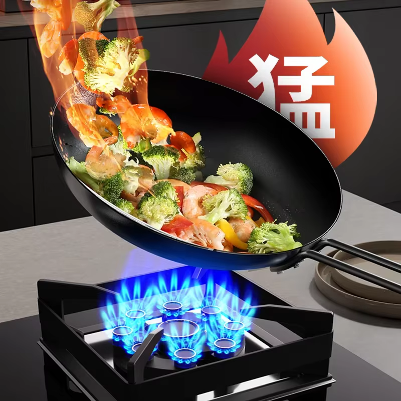 Royalstar cuisinière à gaz Double brûleur économie d'énergie ménage gaz naturel GPL table de cuisson AO