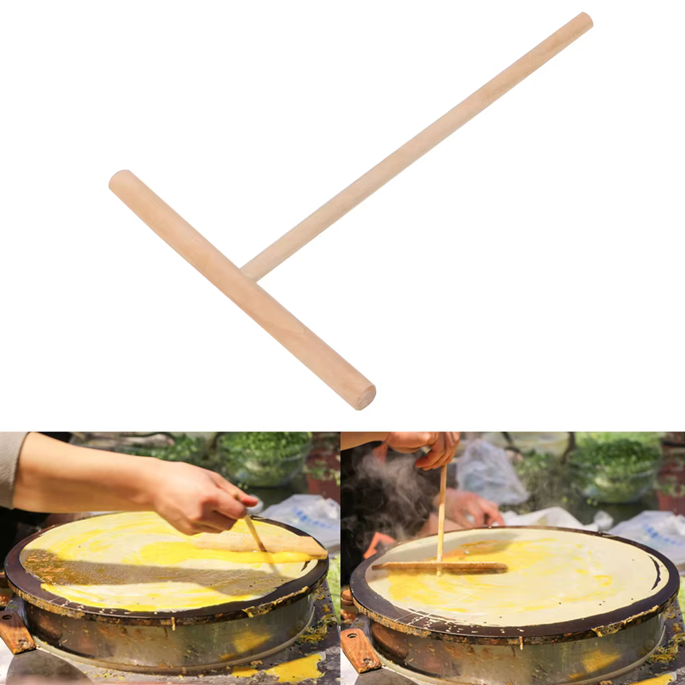 Épandeur de pâte à crêpes en bois