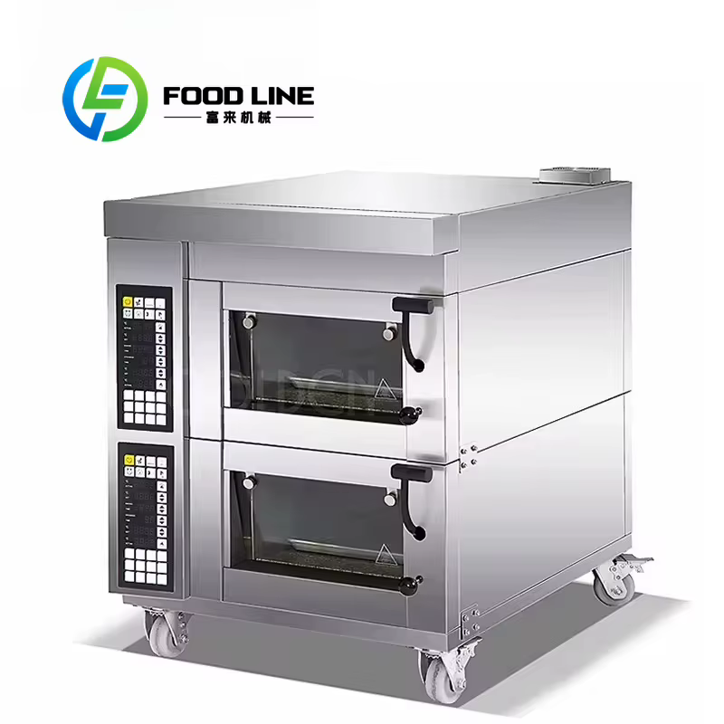 Four de boulangerie commercial professionnel électrique à 3 niveaux et 3 plateaux pour pâtisseries
