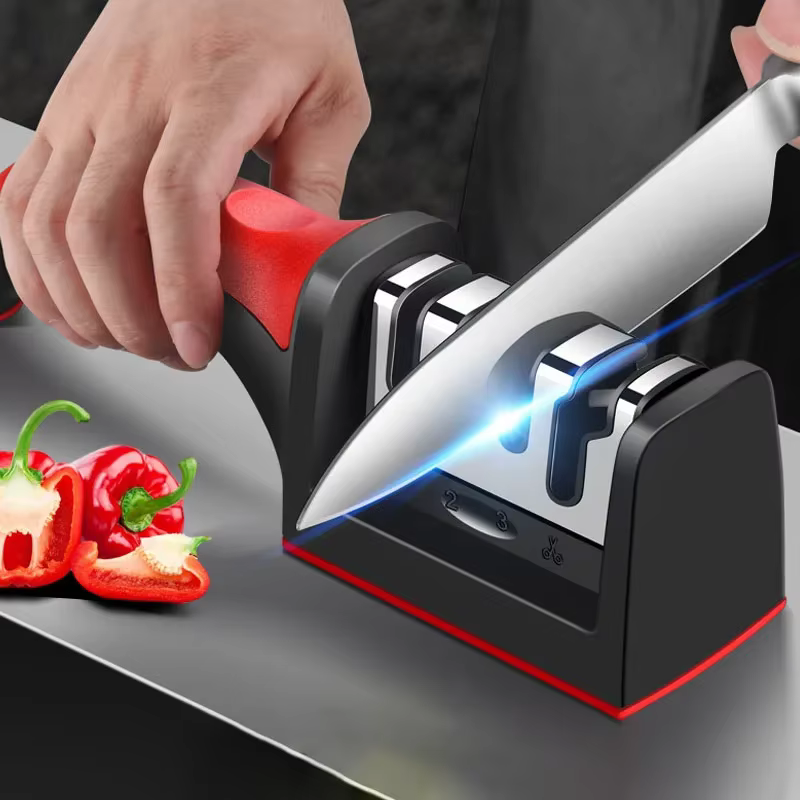 Affûteur de couteaux de cuisine à 4 segments