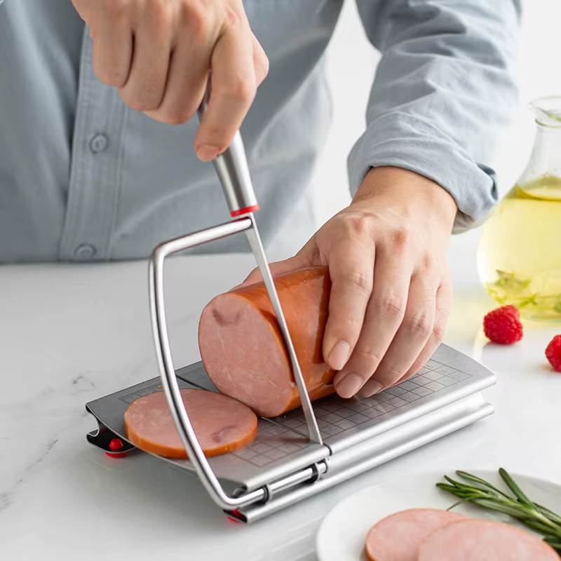Muntifunction acier inoxydable beurre fromage jambon diviser machine de découpe trancheuses couteau avec échelle outils de cuisine accessoires de bar