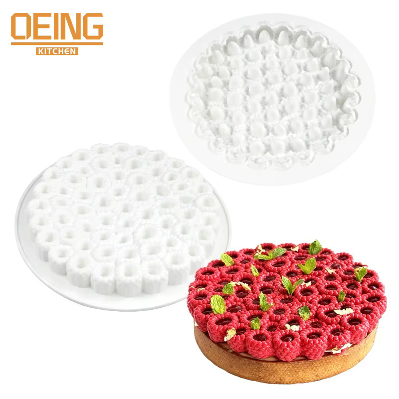 Moule 3D en Silicone pour tarte aux framboises