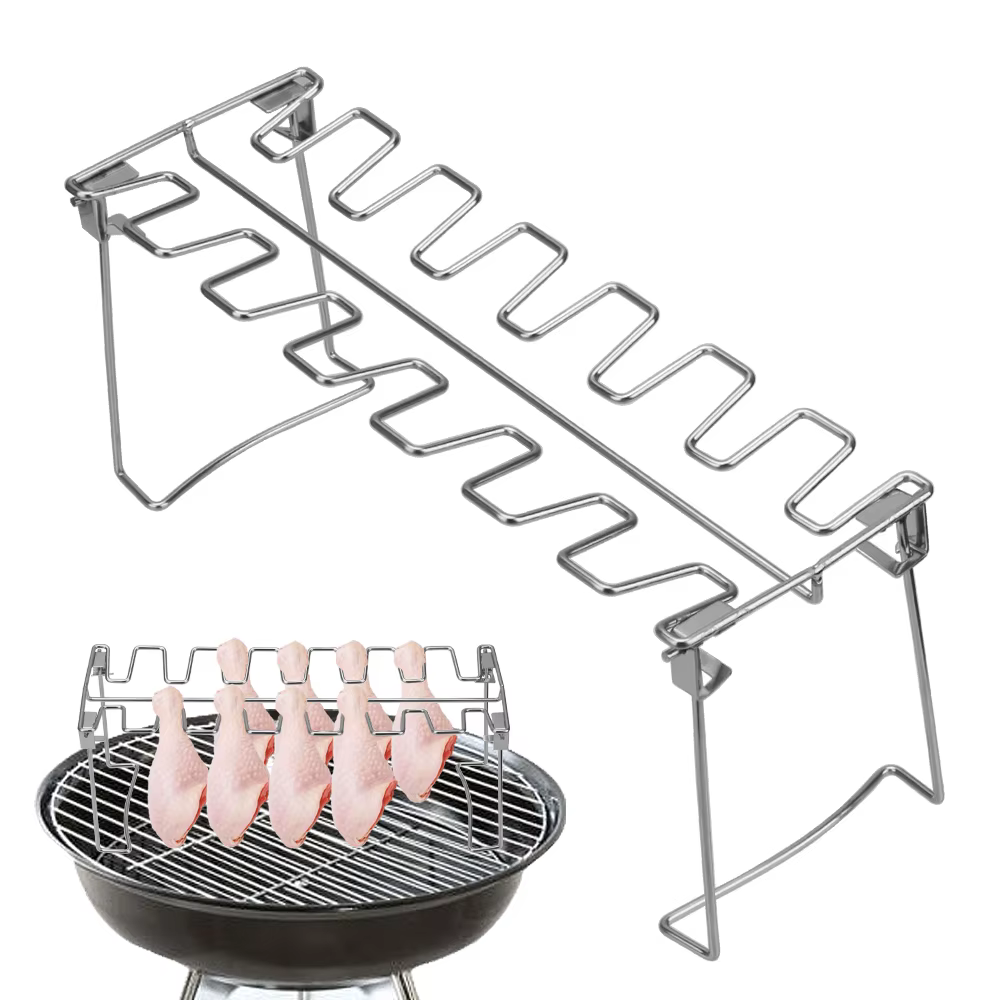 Support de jambe de poulet rôti