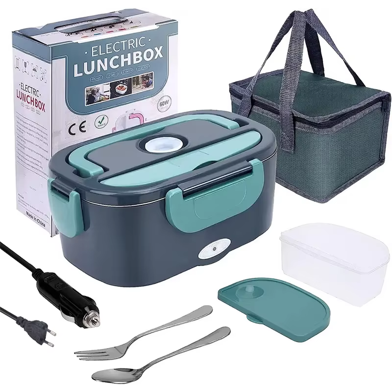 Boîte à lunch électrique portable avec chauffage au micro-ondes pour camionneurs