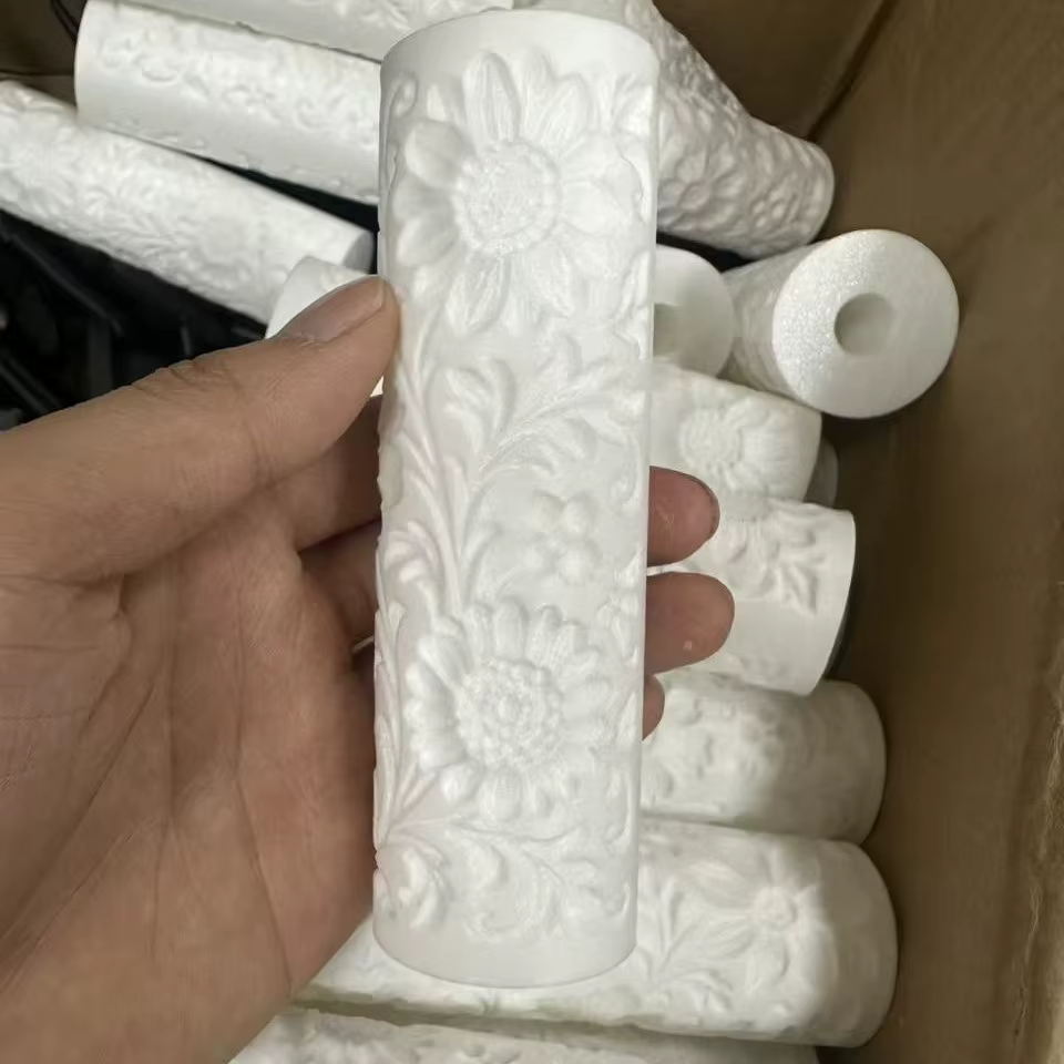 Rouleau d'argile de vigne marguerite victorienne texturé pour outil décoratif de motif Floral artisanal en céramique polymère