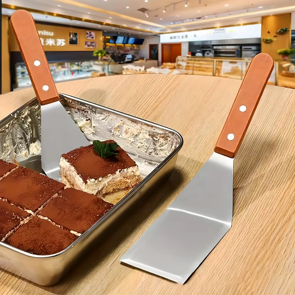 Spatule inclinée en acier inoxydable