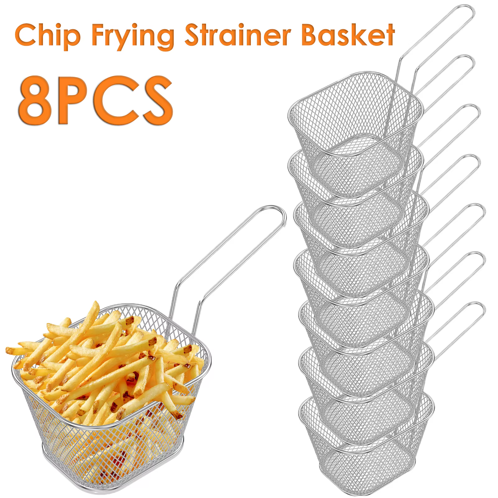 Mini panier à friture en fer