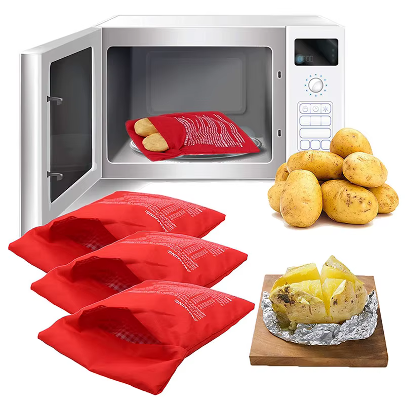 Sac de pommes de terre au micro-ondes réutilisable Express sac de cuiseur