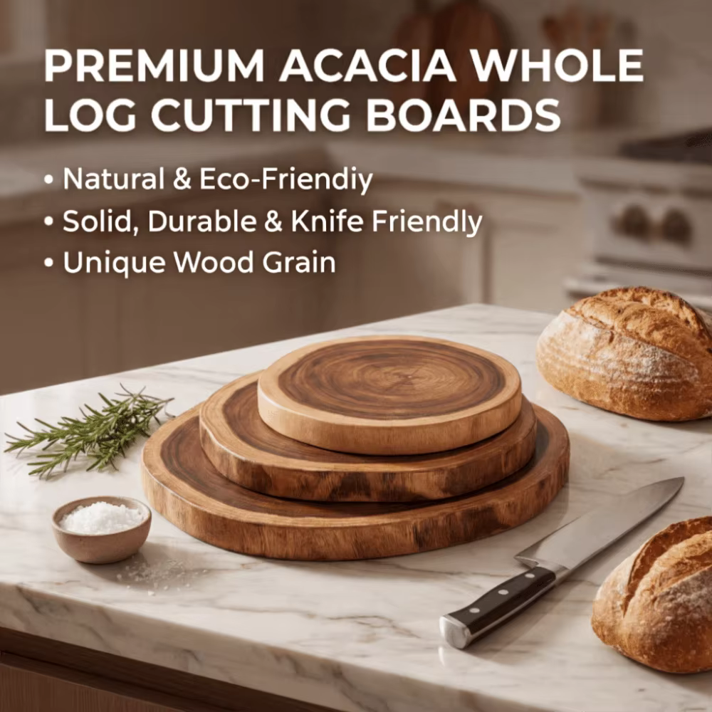 Planches à découper uniques en bois massif