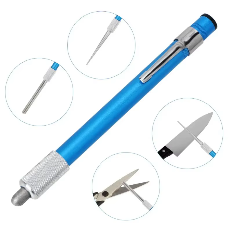 Aiguiseur de couteau diamanté de type stylo – Outil d'affûtage