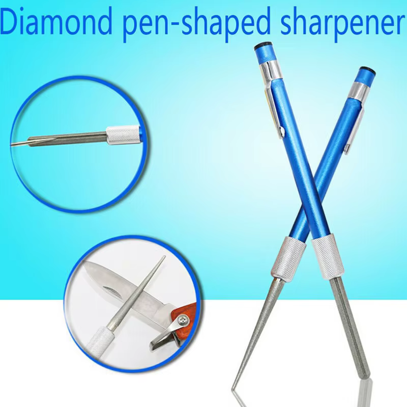 Aiguiseur de couteaux rétractable en diamant