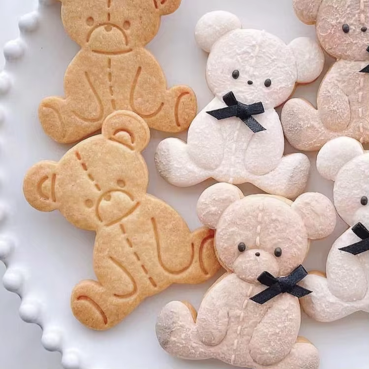 Moule à biscuits au beurre d'ours de dessin animé