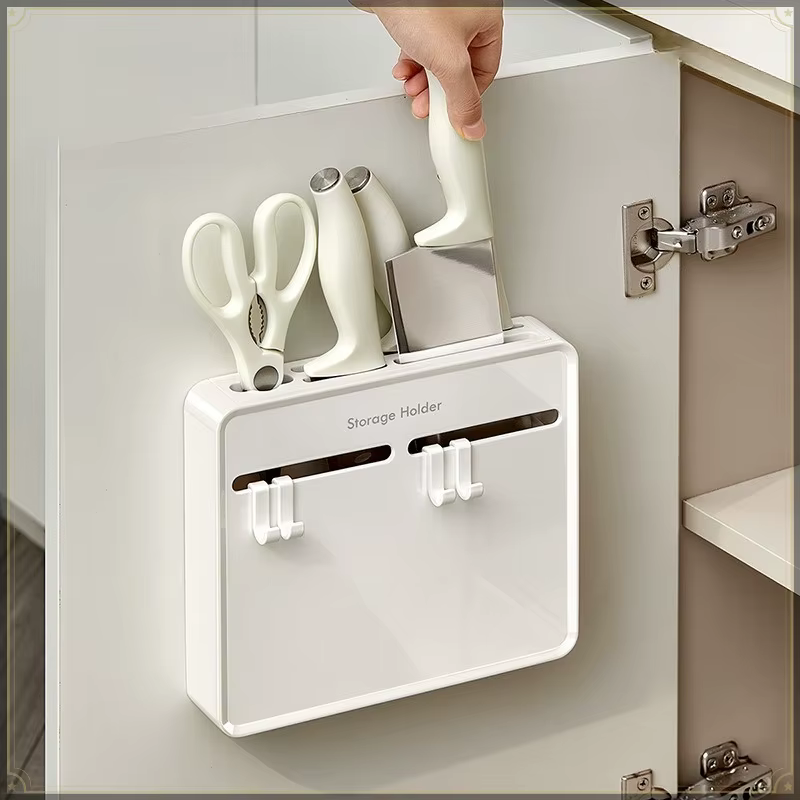 Support mural pour couteaux de cuisine en plastique ABS et PET