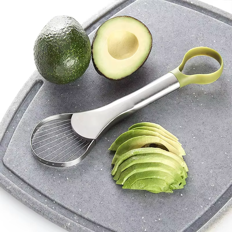 Trancheur d'avocat 2 en 1 en acier inoxydable