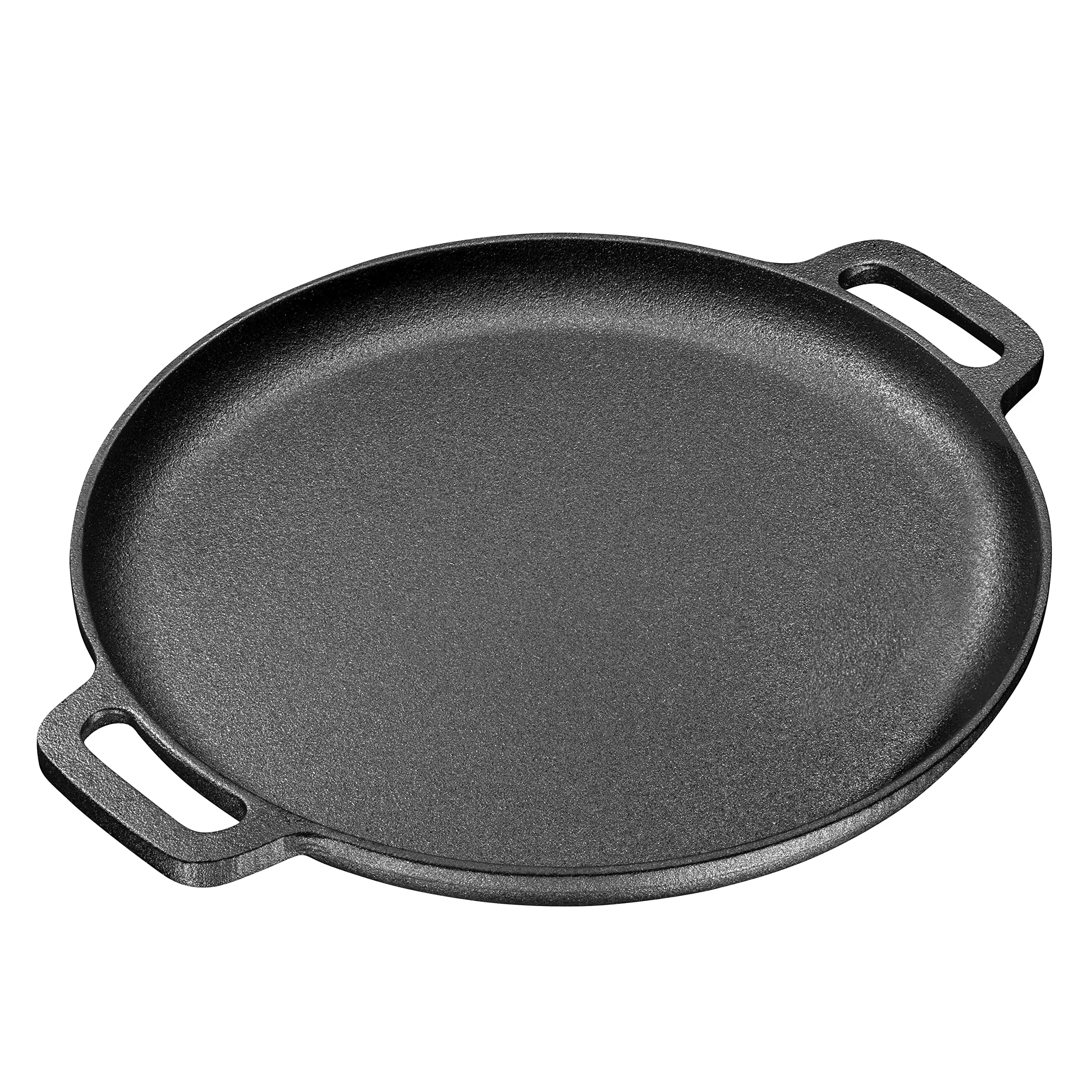 Poêle à pizza en fonte pré-assaisonnée