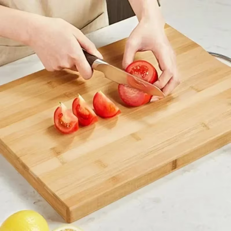 Planche à découper en bois double face pour cuisine