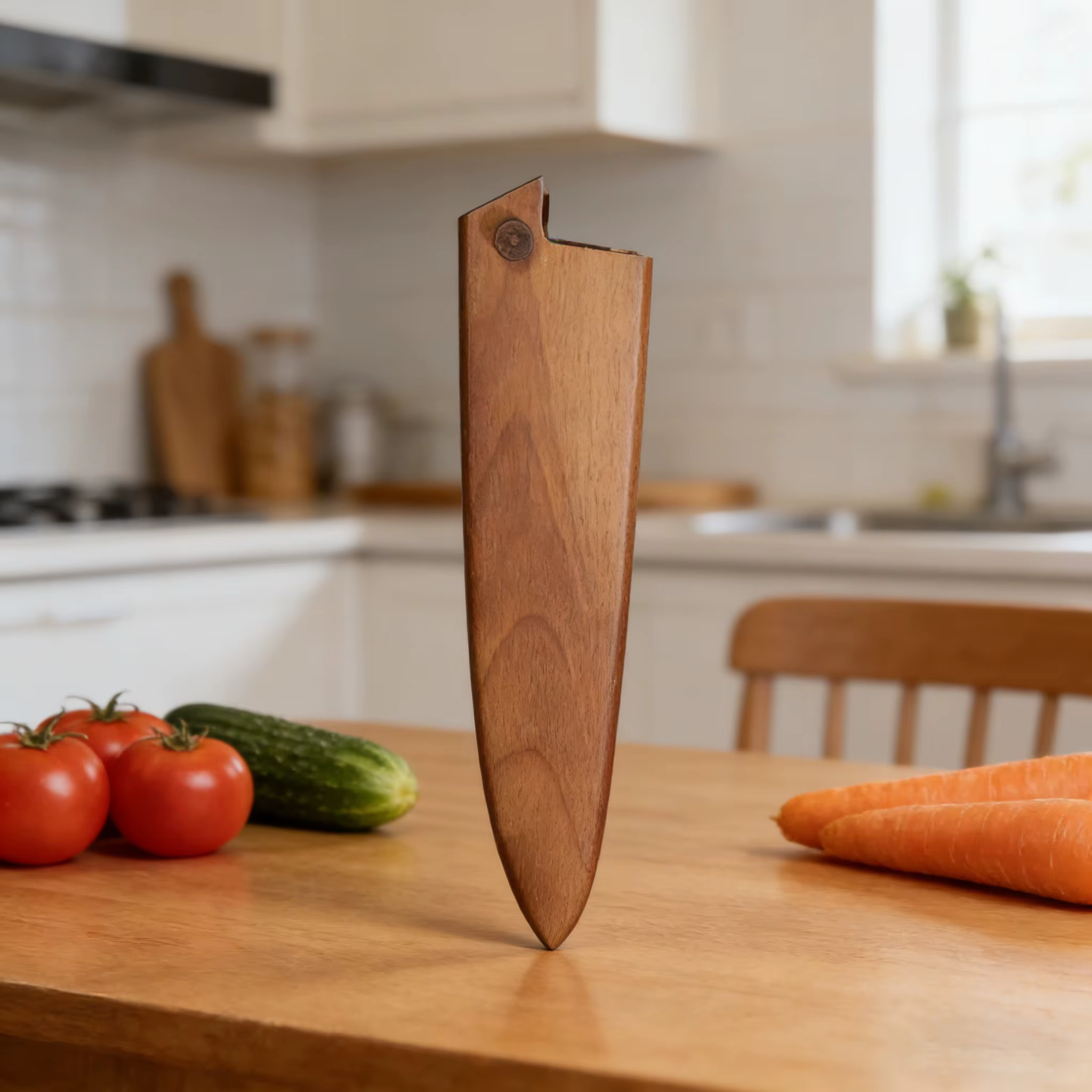 Gaine de couteau en bois