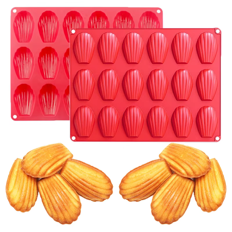 Moules à madeleine en silicone pour four à strass