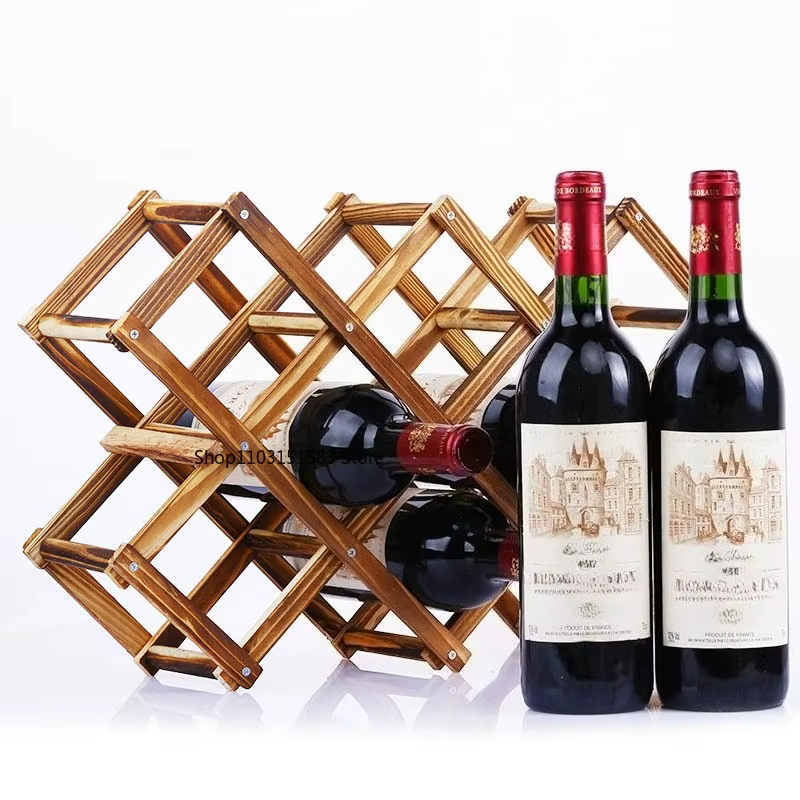 Étagères à vin empilables 6/10 bouteilles