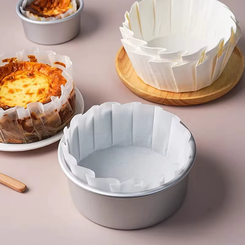 Doublure de moule à gâteau pliable pour la cuisson