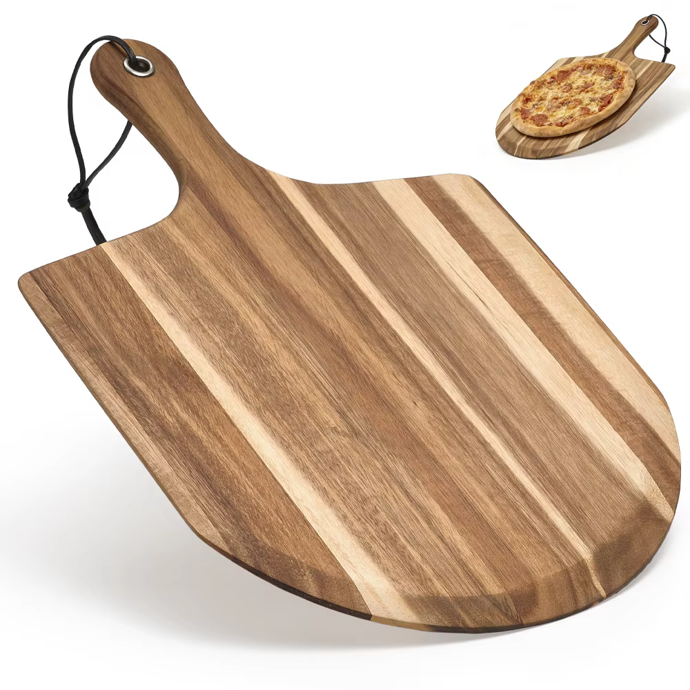 Planche à pizza en bois d'acacia Onilini 12