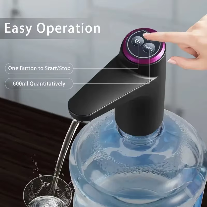 Distributeur d'eau Portable de 5 gallons avec chargement USB