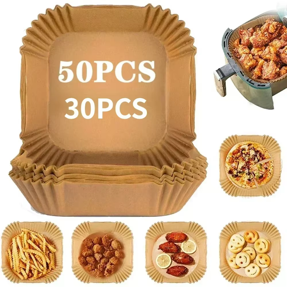 Accessoires de cuisine en papier pour friteuse à Air