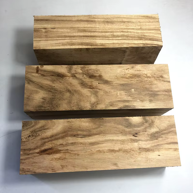 Poignée de couteau en bois zèbre